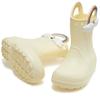 Детские резиновые сапоги Crocs Handle It Rainbow Rain, 20 см, Цвет: Сливочный,