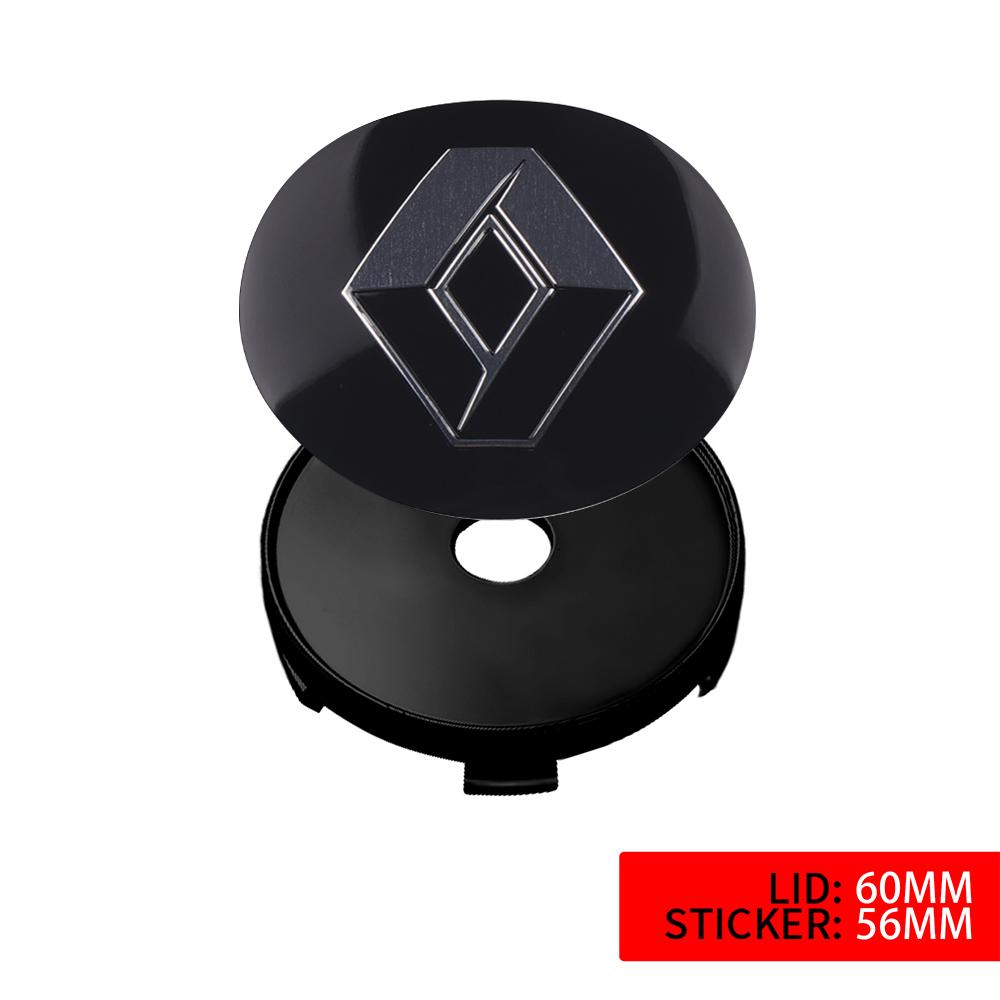 2026 Горячие Для Renault Колпаки на колеса 4 шт. 56 мм Автомобильные наклейки на центральную часть диска 60 мм Запасные аксессуары для колпаков колес автомобиля Для Renault Sc