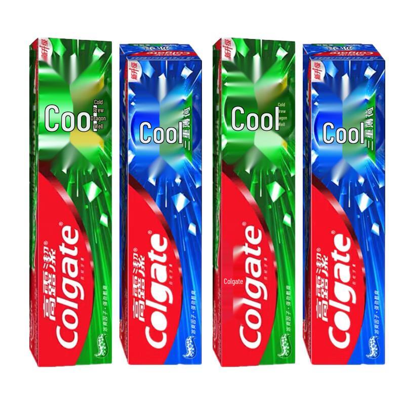 Colgate Icy Triple Mint & Longjing Tea Toothpaste (2 x 180g)