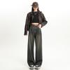 Женские джинсы Four Seasons Wear Wide Leg в стиле ретро, новый стиль, свободные, повседневные, универсальные, прямые брюки
