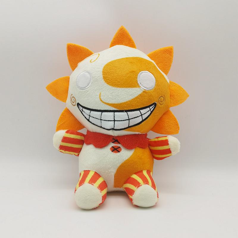 Security Breach Sundrop Moondrop Plush Five Nights At Freddy's Sun and Moon Soft Stuffed Doll Game Characters Plushies for Fan Kids Birthday Gift