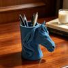 3D-печатная голова лошади Держатель для ручек Практичный настольный органайзер для карандашей Маркеров Креативный Офисный Домашний Декор Уникальный Подарок для Студентов