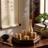 Compact Incense Burner Vintage Fragrance Incense Stick Plate Incense Holder  Study Office