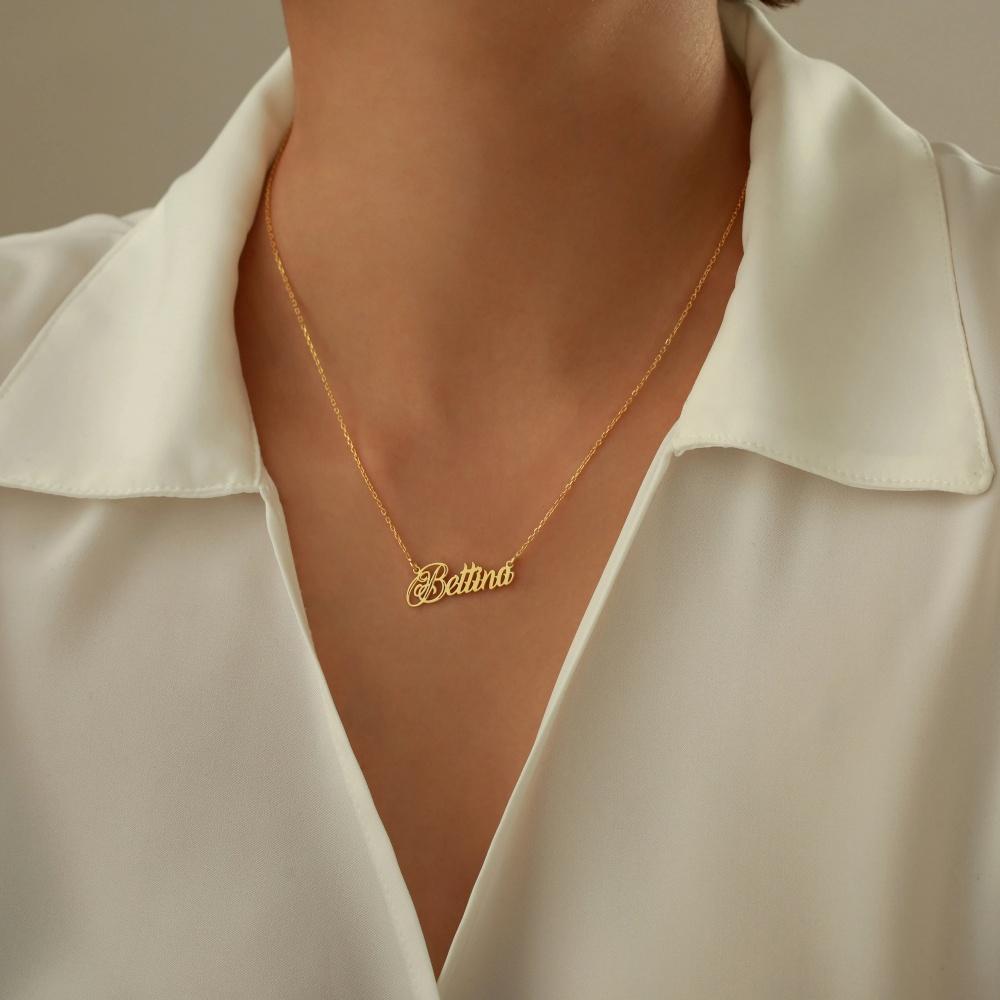 Stainless Steel 18k Personalized Necklace Mother's Day Christmas Gift Mother's Pendant Necklace