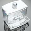 Acrylic Cotton Swabs Storage Holder Box Portable Transparent Makeup Cotton Pad
