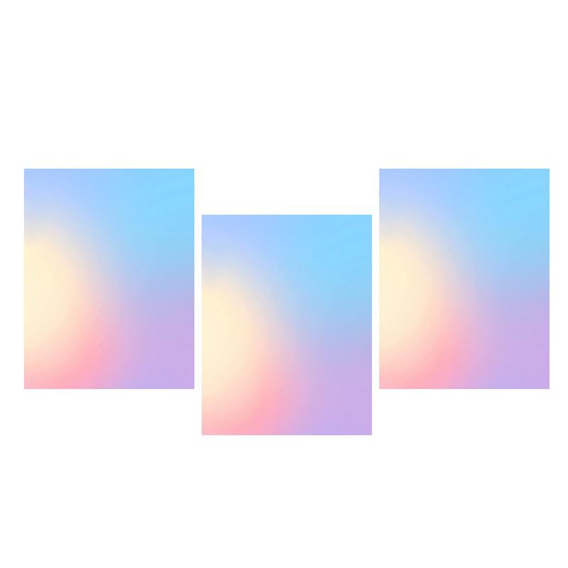 ABBY-Acrylic Colored Translucent Acrylic Iridescent Radiant Sheet Laser-Cutting Acrylic Board,8 X 12 Inch(3 Pack,2.6Mm Thick)
