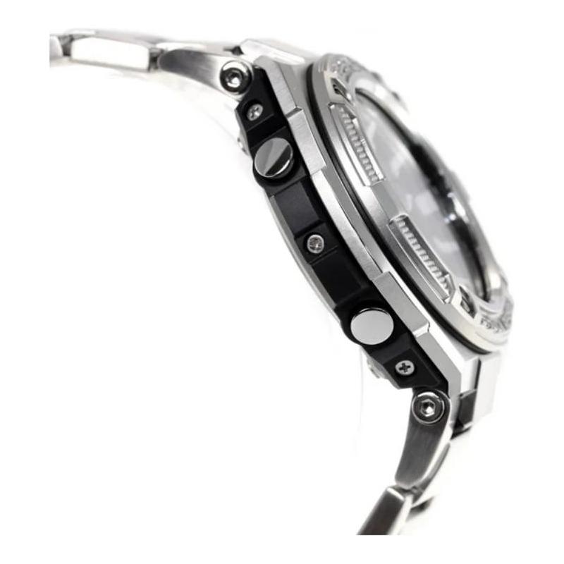 Casio CASIOG-STEEL Серия-S Дисковый Двойной Дисплей Стальное Сердце Водонепроницаемый Модный Кварцевый Механизм Нержавеющая Сталь Ремешок GST-S330D-1A