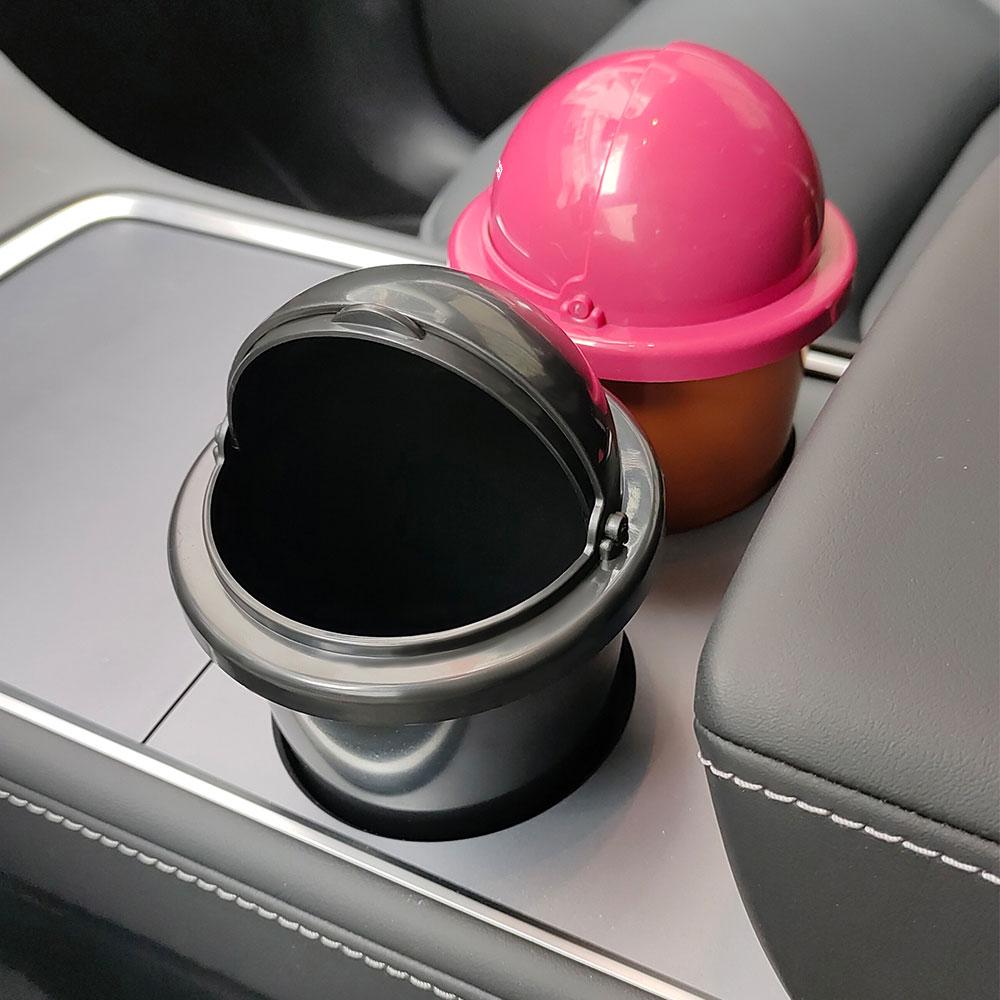 Universal Car Trash Can Storage Cup With Rotating Lid Trash Can Car Accessories For Mazda 2 3 6 Axela Demio CX-5 CX-3 CX-8 MS b57