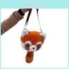 Мультяшный енот Ailurus Fulgens Детская сумка через плечо с плюшевой игрушкой для девочек и дошкольного возраста