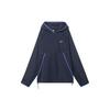 Solid Color Pullover Fleece Hoodie Men Tops Navy-Blue CU4364-410