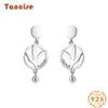 Танциз стерлингового серебра 925 пробы циркон серьги серьги-капли для женщин подарки на свадьбу