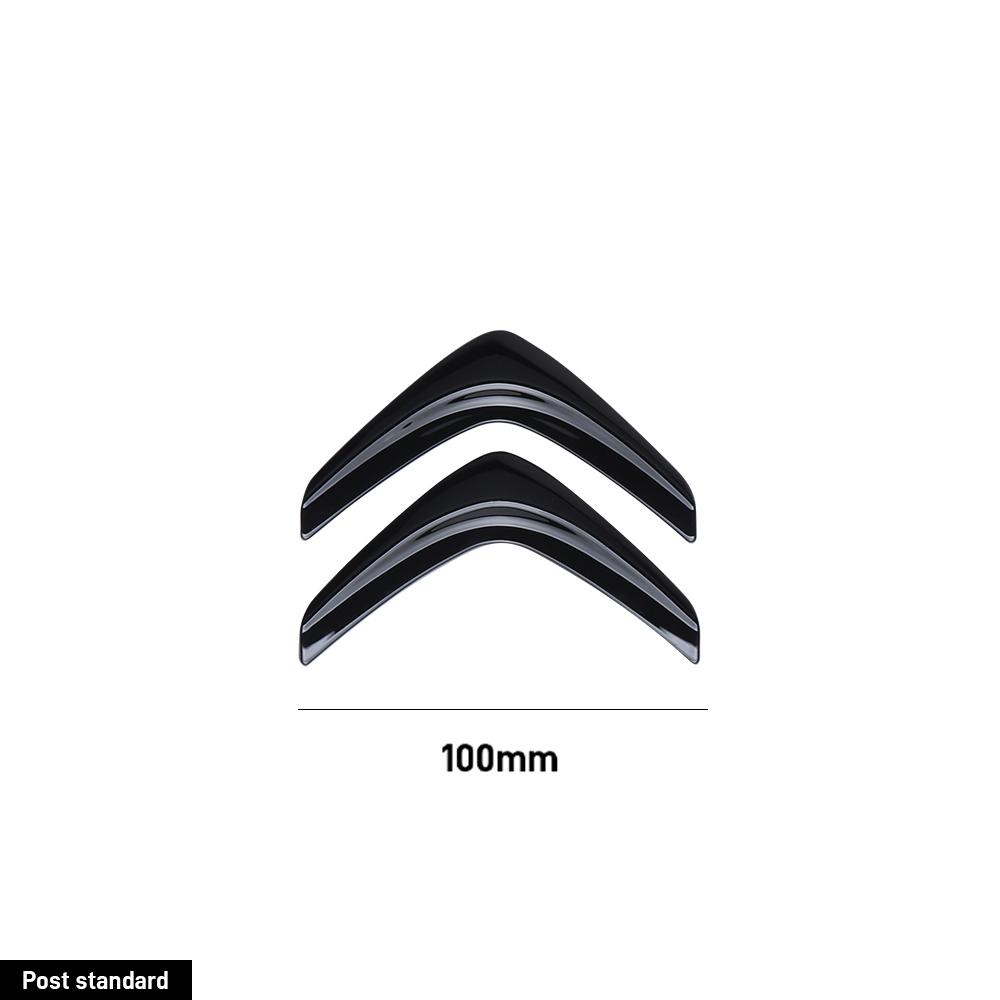 TXBB4 100/115mm Car Hood Front Grille Rear Trunk Badge Sticker Accessories For Citroen C4 Berlingo C3 Aircross C5 Aircross C5X C4L VTS