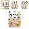 Adorable Pvc Cat Figurine With Cow Headgear Collectible Blind Box Toy 8-9cm