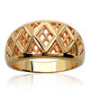 Ring Gold Plated 'Choreography' Golden - 11 Mm