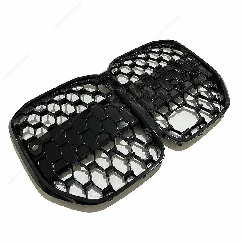 Front Center Grille Grills Meteor Grille & CS Style For BMW 4 Series G22 G23 M-Sport 420i 430i 435i M440i 420d 2020-2024 Bodykit