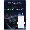 Mini Ultra 4 Wireless Android Auto Box CarPlay Adapter Wired To Wireless Dual Mode USB Plug and Play Car Play Dongle OTA Update