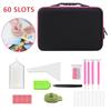 Ящик для хранения аксессуаров для алмазной живописи на 60 слотов, органайзер для вышивки