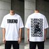 Vintage T-Shirt Stacked Text Dancer Print 2026 New Unisex Family Matching T-Shirts Gift for Him Loose Oversized  Short