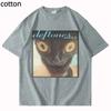 Футболка Deftones Вокруг Меха, женская футболка унисекс, уличный хип-хоп, Harajuku, модная черная хлопковая футболка большого размера с короткими рукавами