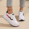 Fashion Rimocy Casual Shoes Womens Outdoor Tennis Sneakers Light Comfort Lace Up Pu Trainer 2024 Spring Sport Shoes Zapatos De Mujer