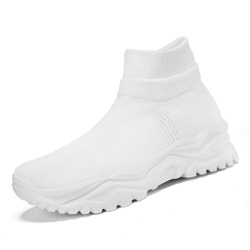Men's and women's large-sized casual sports shoes, high-top breathable ankle boots, loafers, tennis running boots