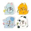 Art Box/Claypia 47 Minhwa Shop Изготовление необычных деревянных часов в форме животных (Движение + Игла)