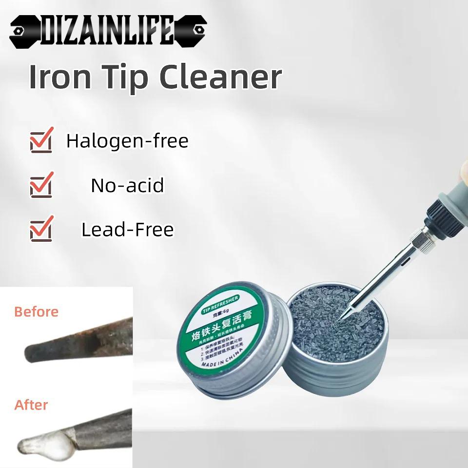 60 г освежитель для паяльника антипригарный оловянный паяльный крем чистящая паста оксидный освежитель для паяльника активатор оловянного наконечника