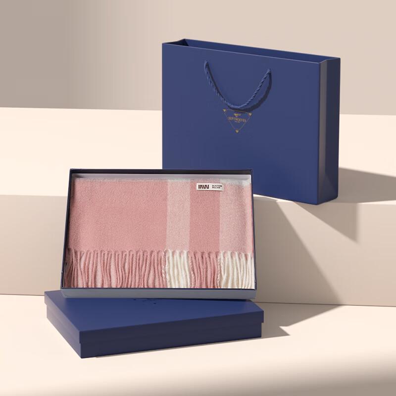 SEPTWOLVES 100% Wool Couple Scarf