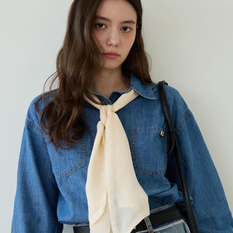 healiote SOFT TOUCH SCARF_BEIGE
