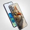 Cute Cat Phone Case for Samsung Galaxy A55 A35 A17 A07 A15 A13 A25 A51 A71 A72 A73 A32 A52 A52S A41 5G Soft TPU Shell Fundas Bag