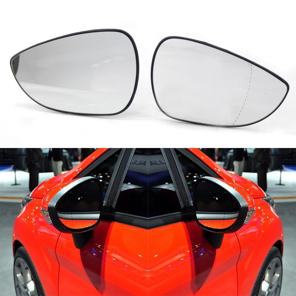 Зеркальное стекло для Ford Fiesta 2009 2010 2011 2012 2013 2014 Зеркало на крыло автомобиля с подогревом Зеркало заднего вида сбоку