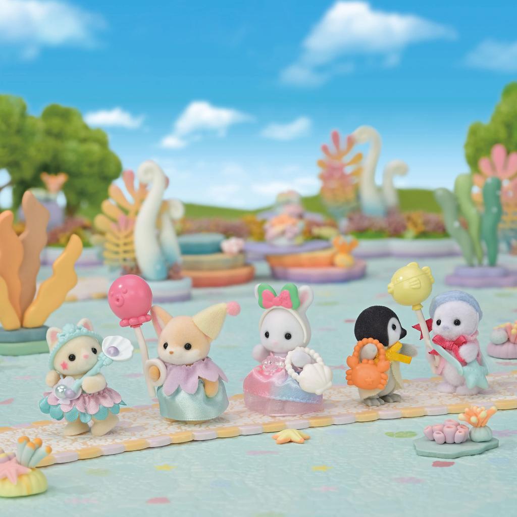 Epoch Парк развлечений Sylvanian Families Omiseya Princess Mermaid Сертификация ST Mark 3 года и старше Игрушечный кукольный домик Sylvanian Families [Мечтать