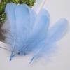 50Pcs Color Full Soft Big Floating Feather Goose Feather Diy Color Feather Headdress Craft Decorative Material