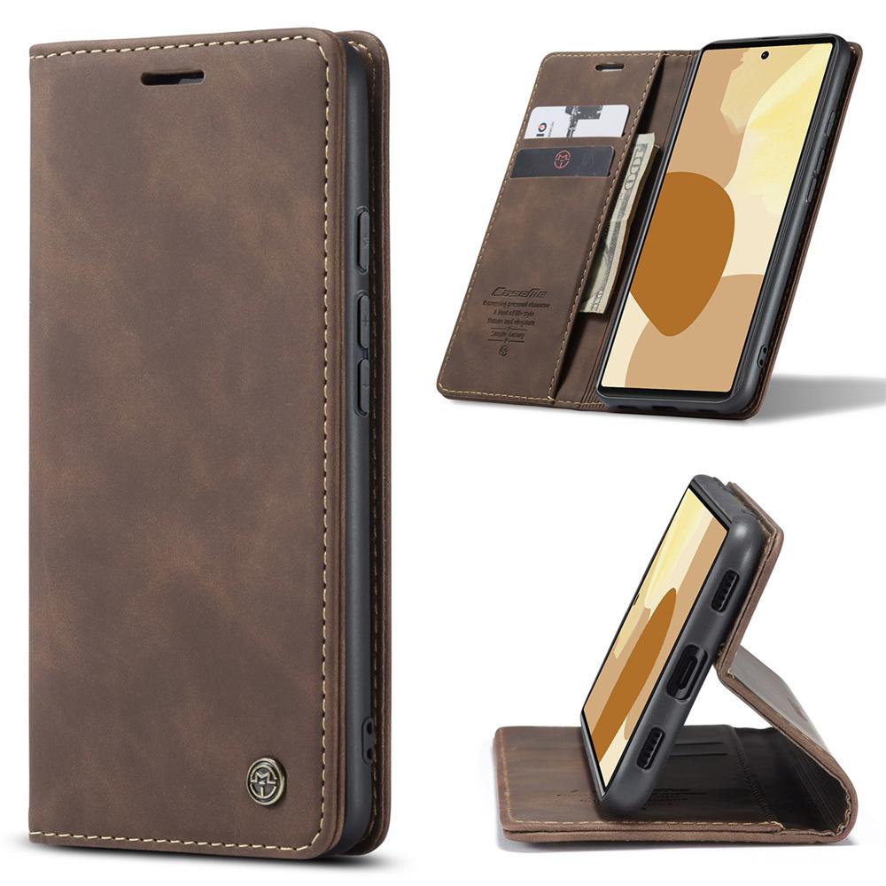CaseMe Magnetic Flip Leather Phone Case For Google Pixel 10 Pro XL 9 8 7 6 Vintage Wallet Card Protection Cover Google Pixel 9A 8A 7A 6A Holder Pocket