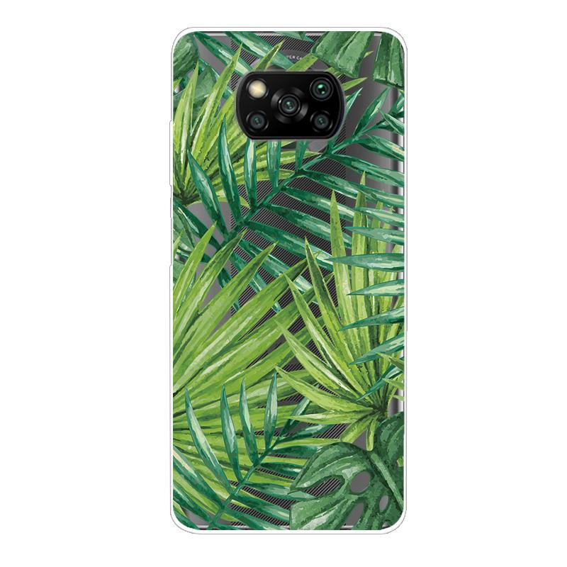 Чехол для Xiaomi Poco X3 NFC ТПУ Силикон Мягкий Мультяшный Прозрачный Чехол для Poco X3 Pro Чехол для Телефона PocoX3 Pro Global Прозрачный Coque