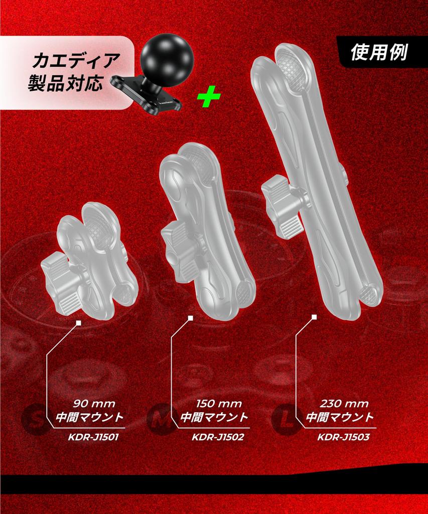 Крепление Kaedear Base Mount Ball Mount (1,5 дюйма/квадрат)