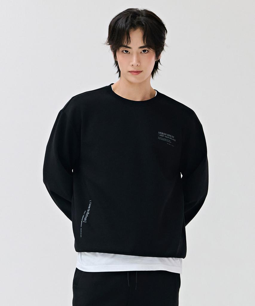 CHASECULT Men'S Lettering Graphic Sweatshirt - Black