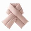 Down Cotton Cross Ring Scarves Windproof Down Cotton Scarf New Thermal Shawl  Women Men