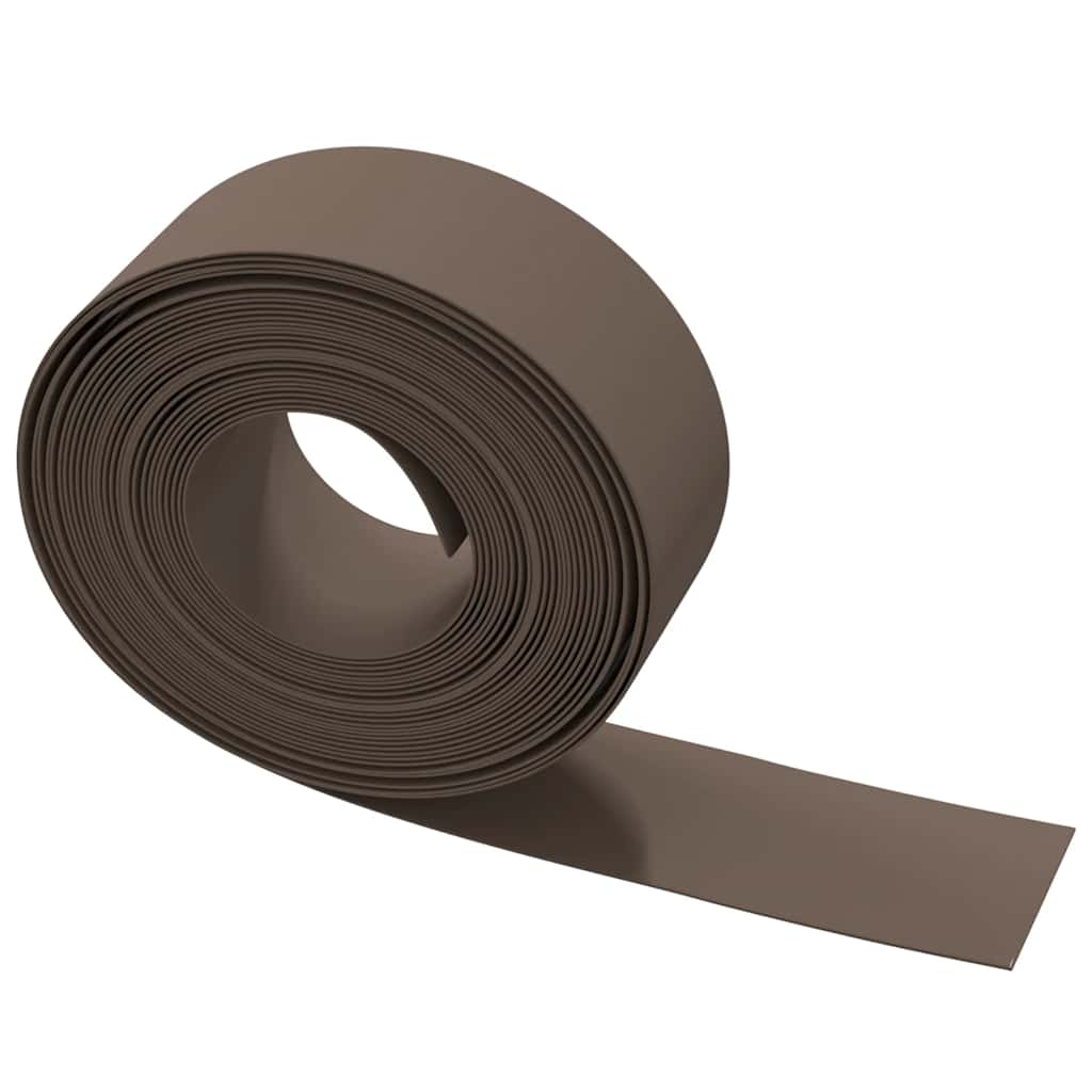 Vidaxl Obrzeża Ogrodowe, 5 Szt., Brązowe, 10 M, 20 Cm, Polietylen