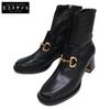 719830 Женские ботинки с пряжкой-лошадкой обувь 41 черный Б/у
