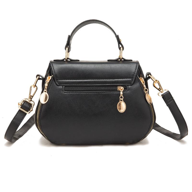 Middle-aged Women's Bag   New Fashion Bucket Bag Embroidery Bag Cover Type Single Shoulder Crossbody Bag CLE