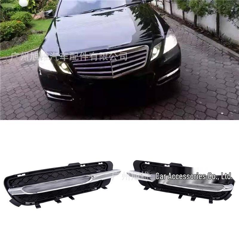 Светодиодный дневной ходовой и противотуманный фонарь в сборе для Mercedes W212 E250 (2009-2013)