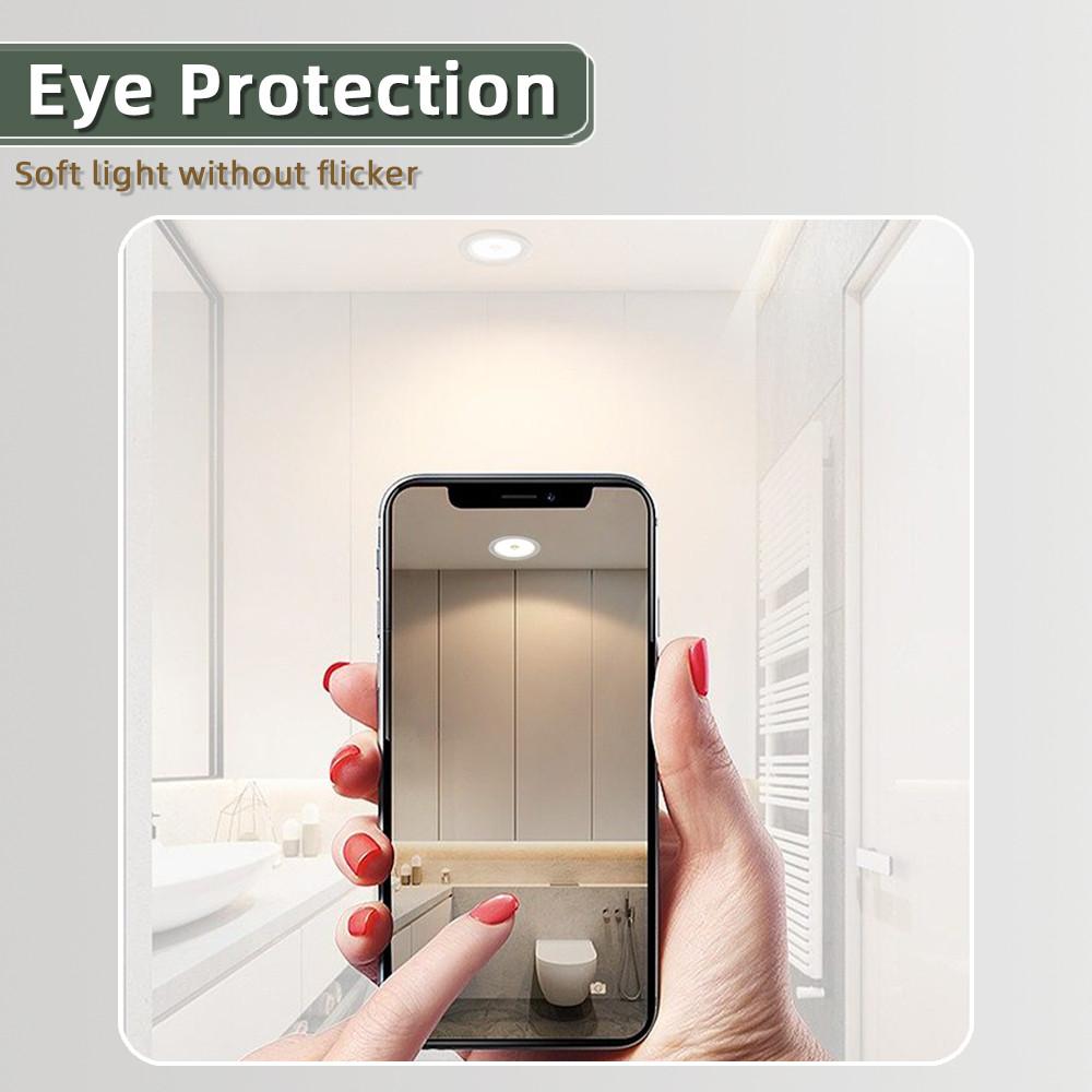 Умный светодиодный встраиваемый потолочный светильник с датчиком движения PIR / радаром 9 Вт 12 Вт, бытовой встраиваемый потолочный точечный светильник