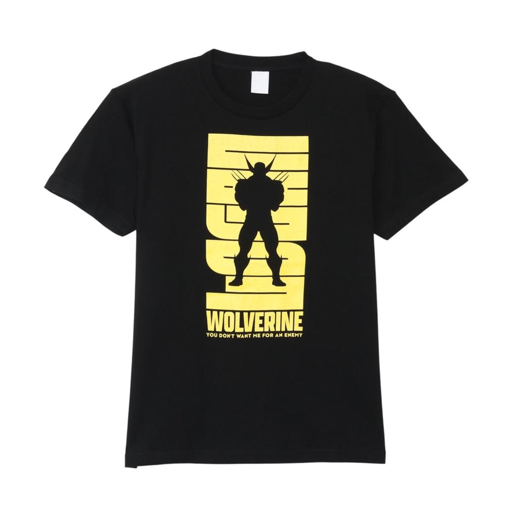 Small Planet Wolverine Logan Silhouette Medium Black T-Shirt