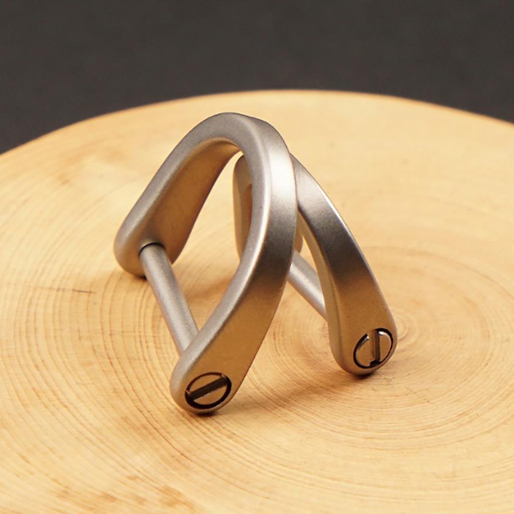 D Ring Clip D Ring Buckle Detachable U Shape Horseshoe D Buckle Clip D Ring Hoop Locking Shackle Horseshoe Screw D Ring