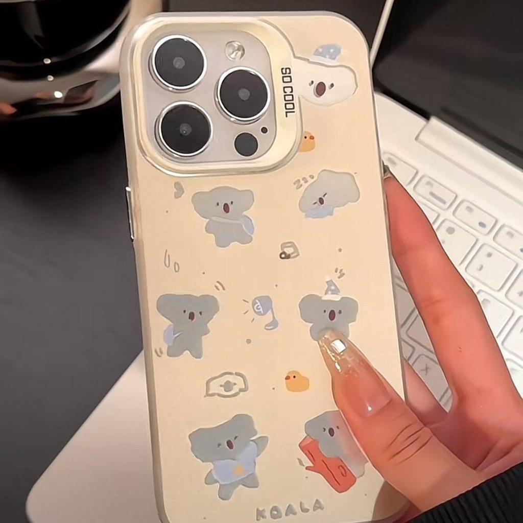 Чехол Koala Hollow Design Hard Shell для Apple 13 ProMax - мультяшный стиль для серий 12, 13, 14