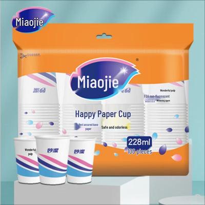 Одноразовые бумажные стаканчики MiaoJie 8 унций (50 графов)