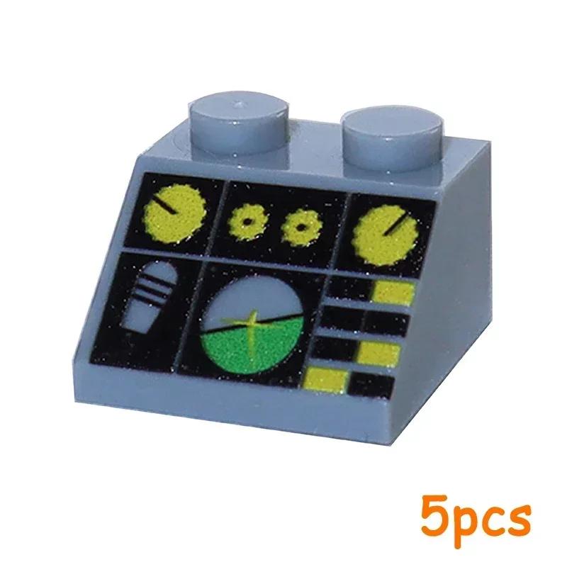Non-Toxic Moc Printed Gauges Controls Center Radar Screen Keypad Letters Numbers Food Wood Grain Gold Silver Bricks Dollar Building Blocks