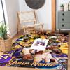 Kobe Customizable Name Carpet Suitable For Game Room Entryway Dormitory Study Room Antislip Carpet Office Home Decor Perfect Gift For Womenmen