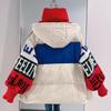 Уличная одежда Стеганая куртка с надписью Женская парка с капюшоном Свободное зимнее пуховое пальто Женская толстая повседневная теплая одежда